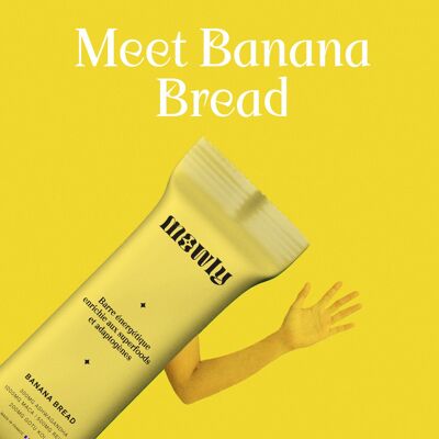 Barre énergétique Bio Banana Bread aux superfoods et adaptogènes