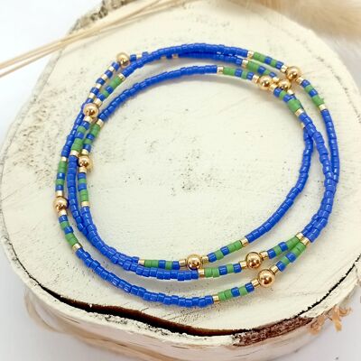 3-in-1-Armband aus Miyuki-Perlen, Kollektion Anna