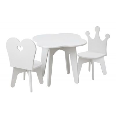 Children's table and two chairs set ROYAL