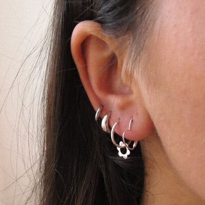 Bijou d'oreille « Jazmeen » en argent sterling