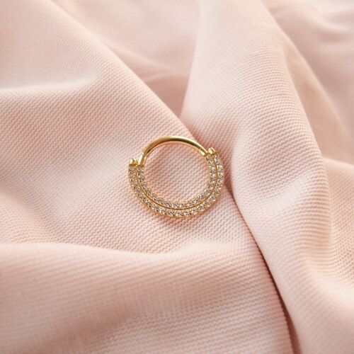 “Lorelie” Stud Chevron Septum Ring