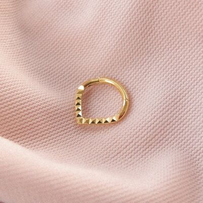 “Bonehilda” Double Layer Septum Ring