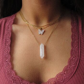 Collier Cristal "Yassy" - Terre 8