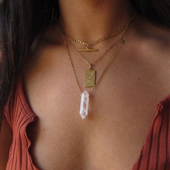 Collier Cristal "Yassy" - Terre 7
