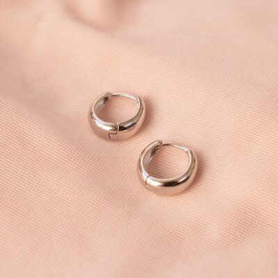 Boucles d'oreilles "Steph" 10 mm en argent sterling