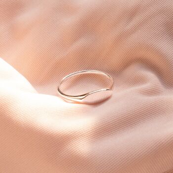 Bague minimaliste en argent sterling "Heaven" 3