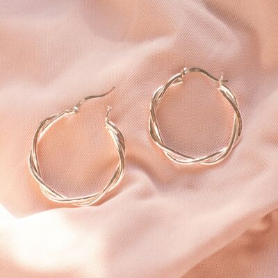 “Jacinta” Cuff Sterling Silver Chain Earring