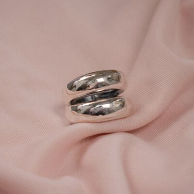 Klobiger Ring aus Sterlingsilber „Elsie“.