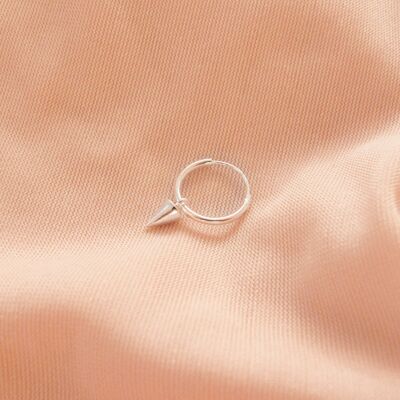 Strukturierter Ring „Marie“ aus Sterlingsilber