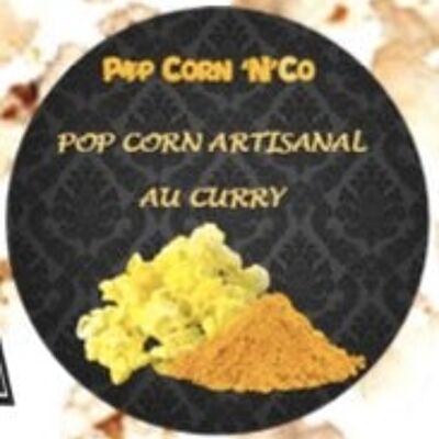 Palomitas de maíz gourmet al curry