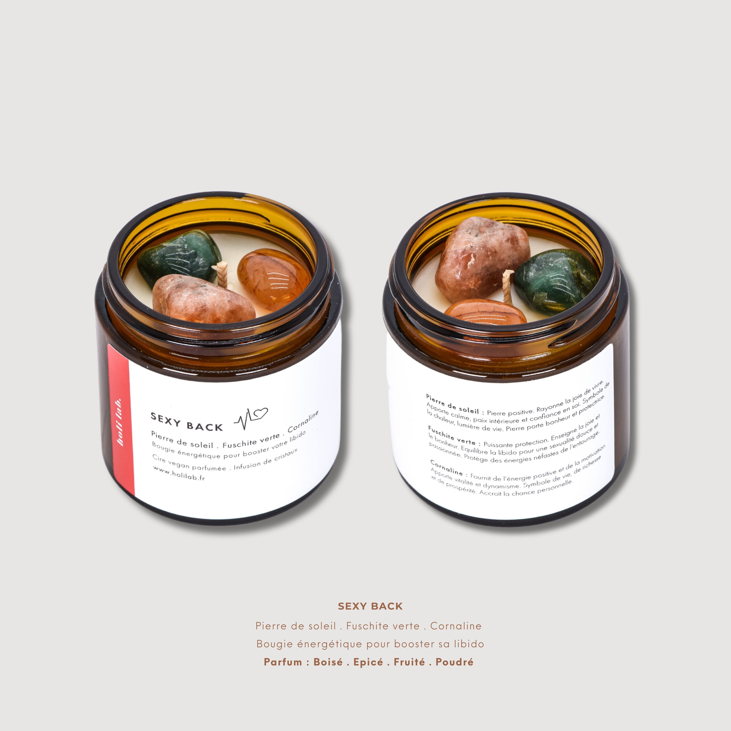 SEXY BACK - Vela energética vegana perfumada