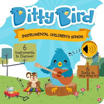 Livre sonore Ditty Bird Instrumental Children's Songs 1