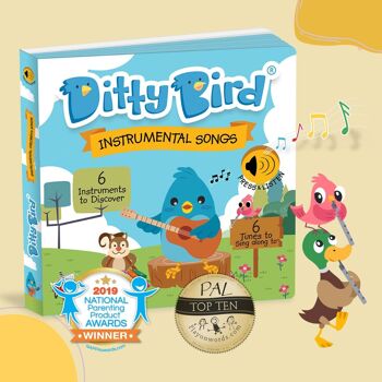 Livre sonore Ditty Bird Instrumental Children's Songs 2