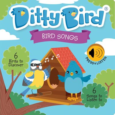 Libro de sonidos de canciones de pájaros cancioncillas
