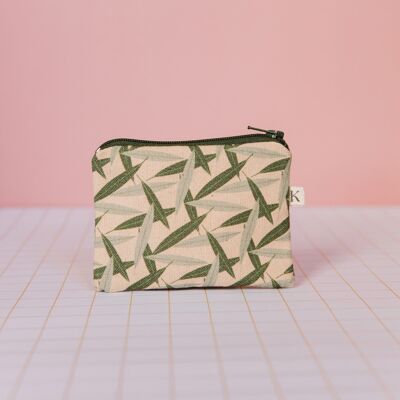 Olive cotton canvas purse