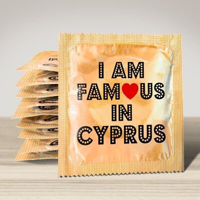 Préservatif: Cyprus: I'm famous in Cyprus