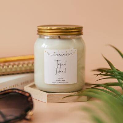 Tropical Island Soy Wax Candle