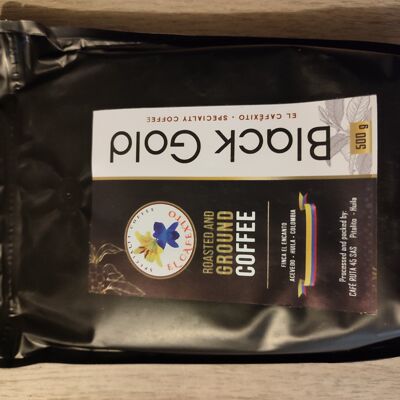 Außergewöhnlicher gemahlener kolumbianischer Kaffee 500 Gramm