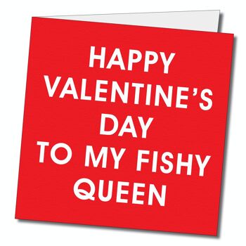 Joyeuse Saint-Valentin à ma carte de voeux Fishy Queen. 2
