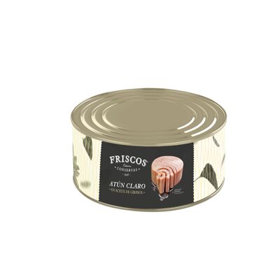 Light Tuna Friscos in Sunflower Oil Lithographed Tin 900 gr.