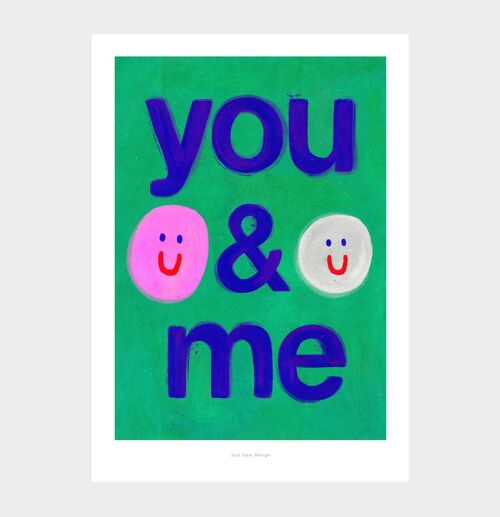 A5 You & Me | Illustration art print
