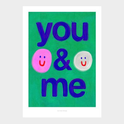 A5 You & Me | Illustration art print