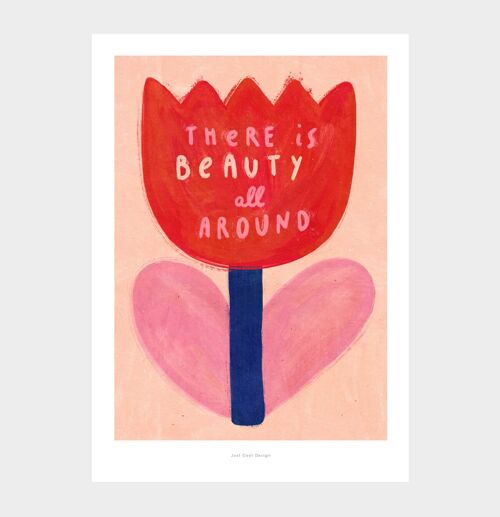 A5 Beautiful tulip | Illustration art print