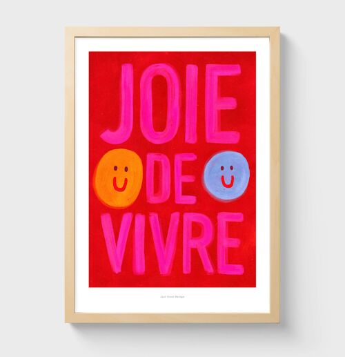 A4 Joie de vivre | Illustration art print