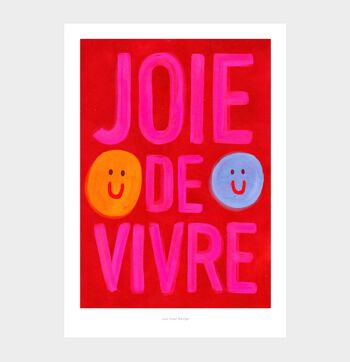 A4 Joie de vivre | Impression d'art d'illustration 2