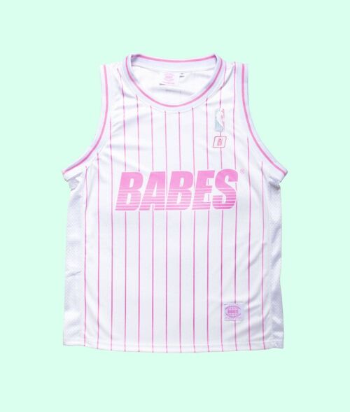 BABES PINK BASKETBALL  VEST