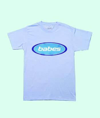 T-SHIRT BULE BABES BLEU 1