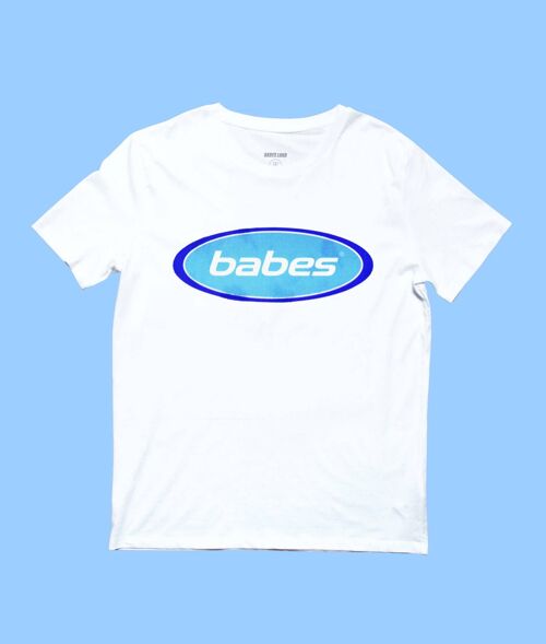 BLUE BABES WHITE TEE