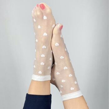 Louise - chaussettes Coeurs 4