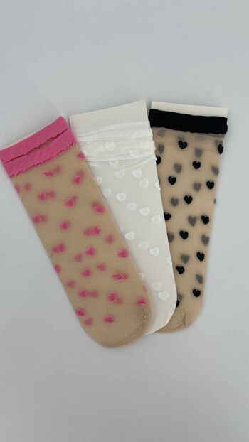 Louise - chaussettes Coeurs 8