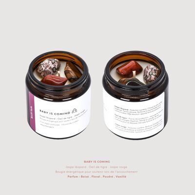 BABY IS COMING - Scented vegan energy candle