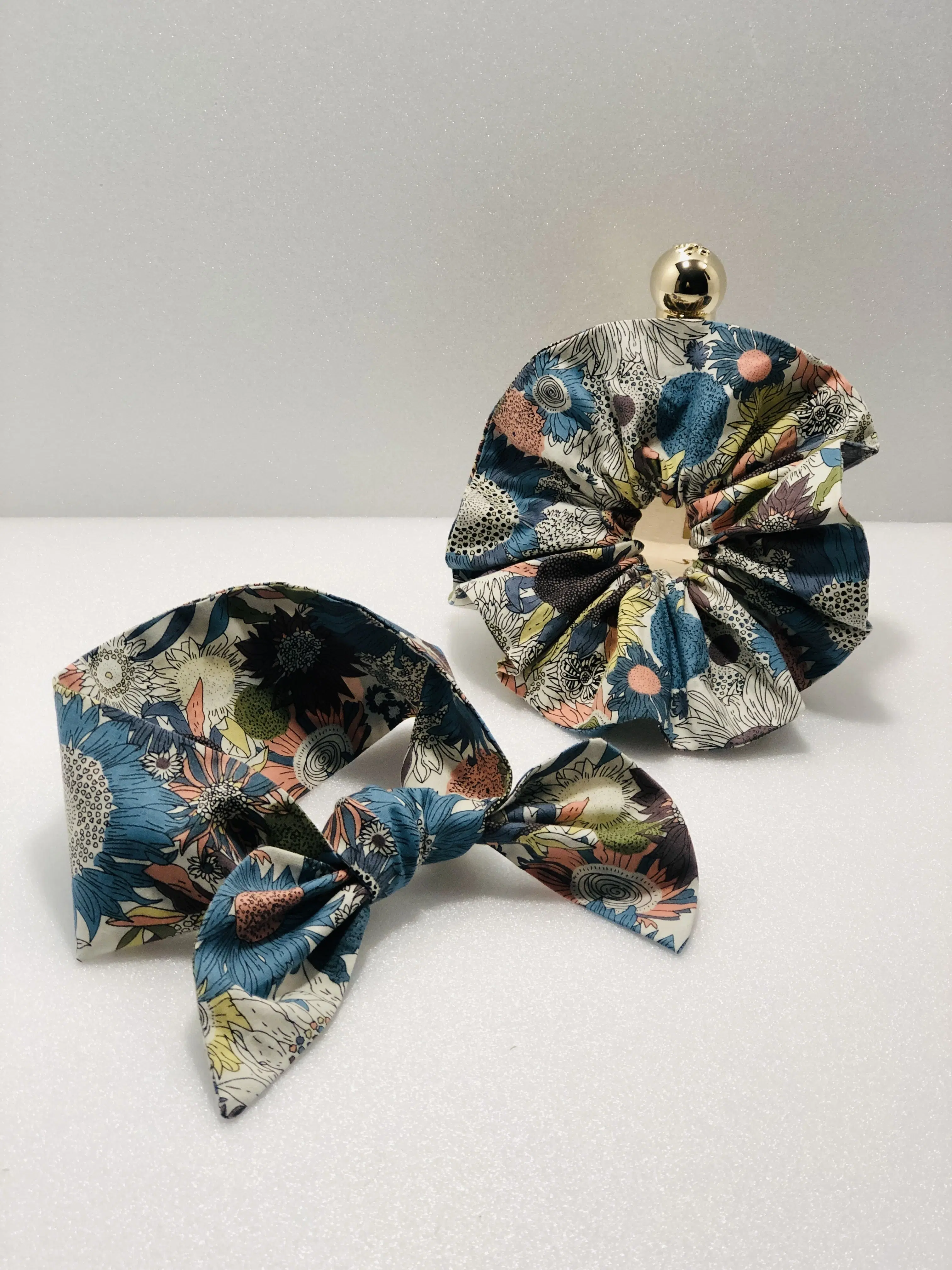 Lurrose 2er-Set Haarschals & Scrunchies – Elastische Haarbänder Mit Schleifen-Design