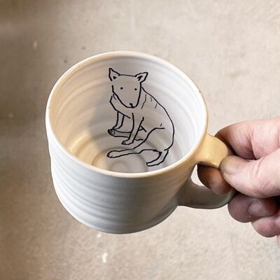 Hidden dog teacup