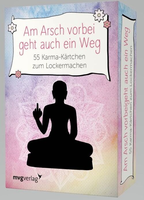 Am Arsch vorbei geht auch ein Weg – 55 Karma-Kärtchen zum Lockermachen (Ratgeber, Alltag, Persönliche Entwicklung, Geschenkbuch, Motivation)