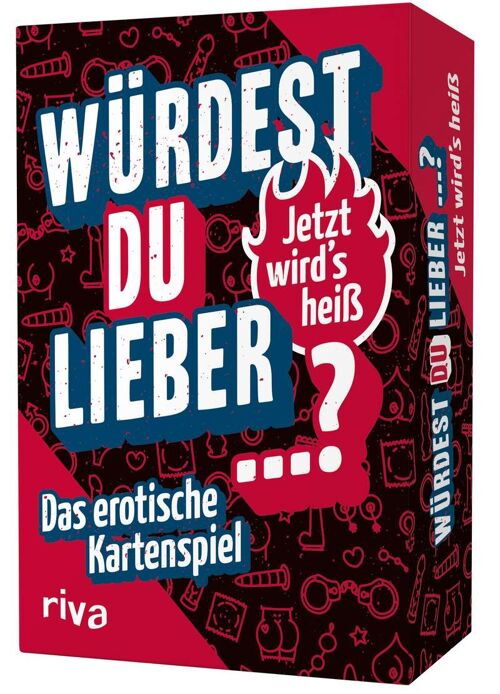 Würdest du lieber ... – Jetzt wird's heiß (Humor, Kartenspiel, Sexualität, Geschenk, Humor, ab 18, Fragespiel)