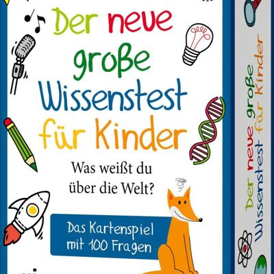 Der neue große Wissenstest für Kinder – Was weißt du über die Welt (Wissen, Kinder, Bildung, Kartenspiel, Geschenk, Mitbringsel, Quiz)