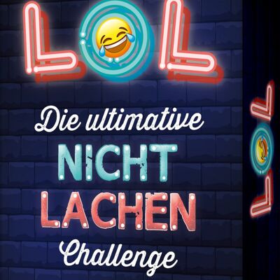 Lol – Die ultimative Nicht-lachen-Challenge (Nonbook, Kartenspiel, Last one laughing, Humor, lustig, Spiel, Kinder, Trinkspiel, Partyspiel, Dad Jokes)