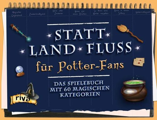 Statt Land Fluss für Potter-Fans (Spielen, Raten, Zauber, Spielblock, Geschenk, unterwegs, Erwachsene)