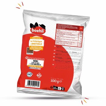 Sachet 100g mini bretzels - colis de 22 5