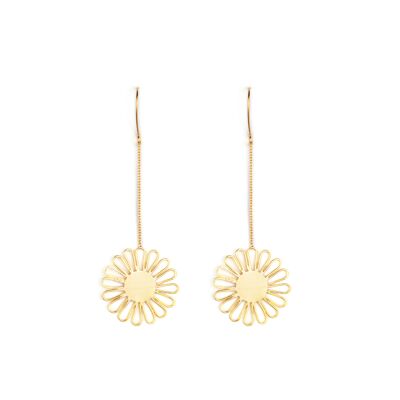 Boucles d'Oreilles Tournesol