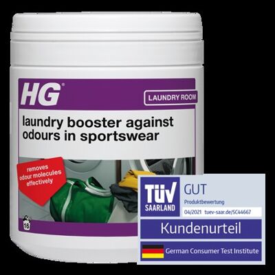 HG booster per bucato contro gli odori nell'abbigliamento sportivo 0,5 kg