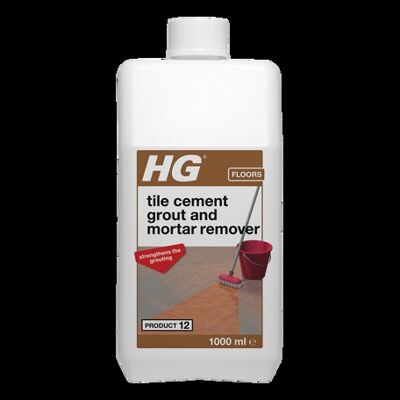 Producto quitajuntas y mortero cemento HG baldosa 12 1L