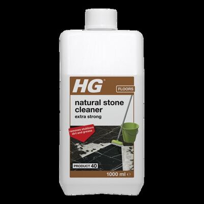 HG limpiador piedra natural producto extrafuerte 40 1L