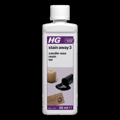 HG smacchiante 3 cera per candele, resina, catrame 0,05L