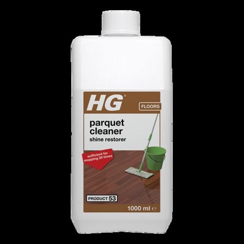 HG parquet cleaner shine restorer product 53 1L