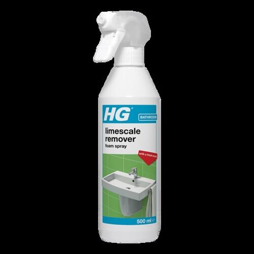 HG limescale remover foam spray with a fresh scent 0.5L